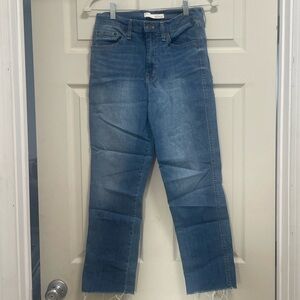 Ella Moss High Waist Straight Ankle Jeans Size 27